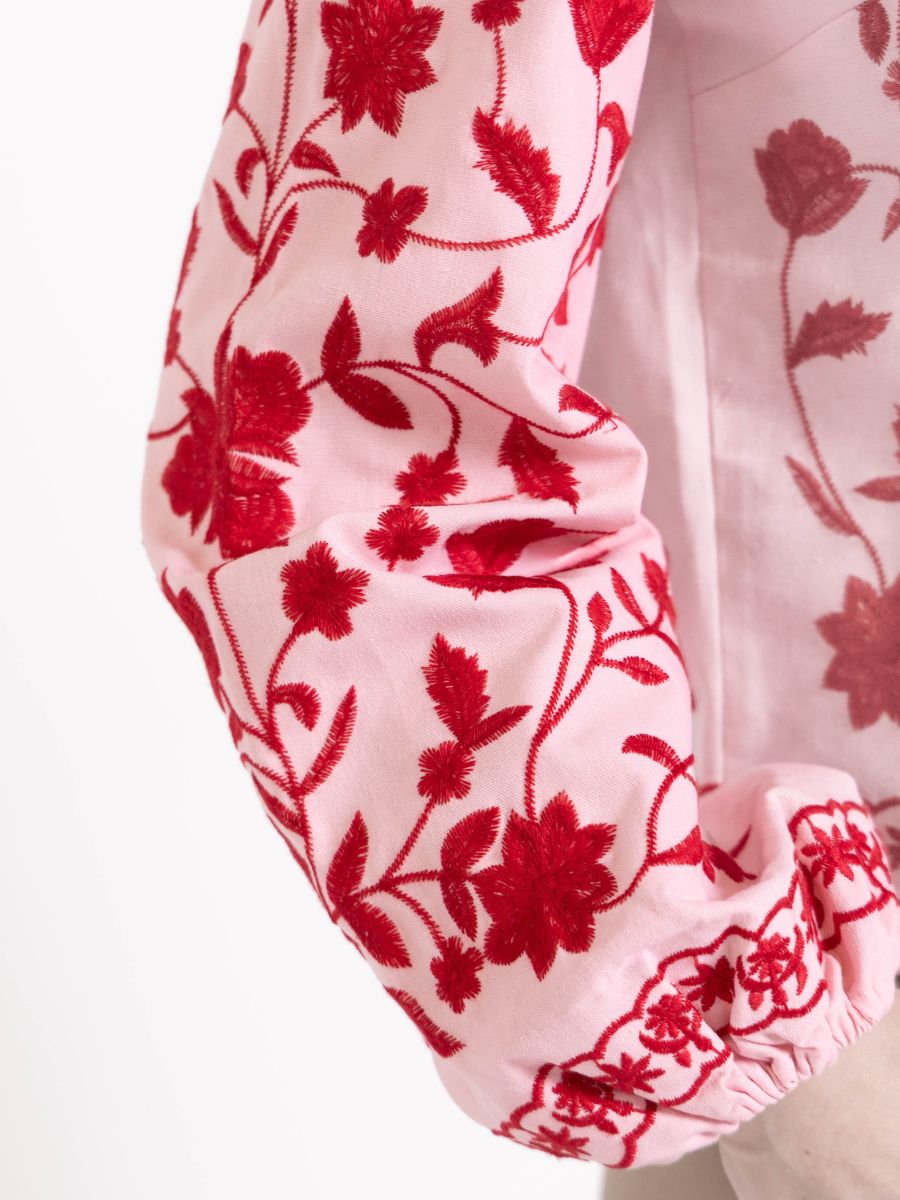 Emma ballon sleeve shirt - Pink