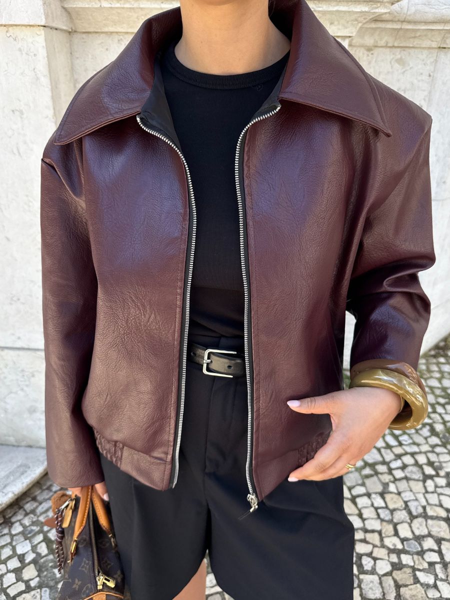 Emmy Jacket - Burgundy