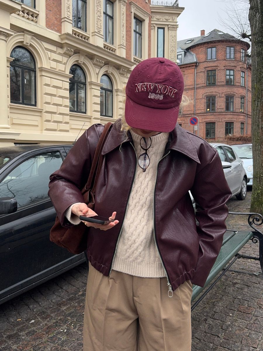 Emmy Jacket - Burgundy
