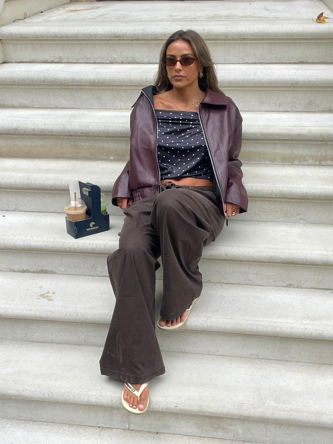 Emmy Jacket - Burgundy