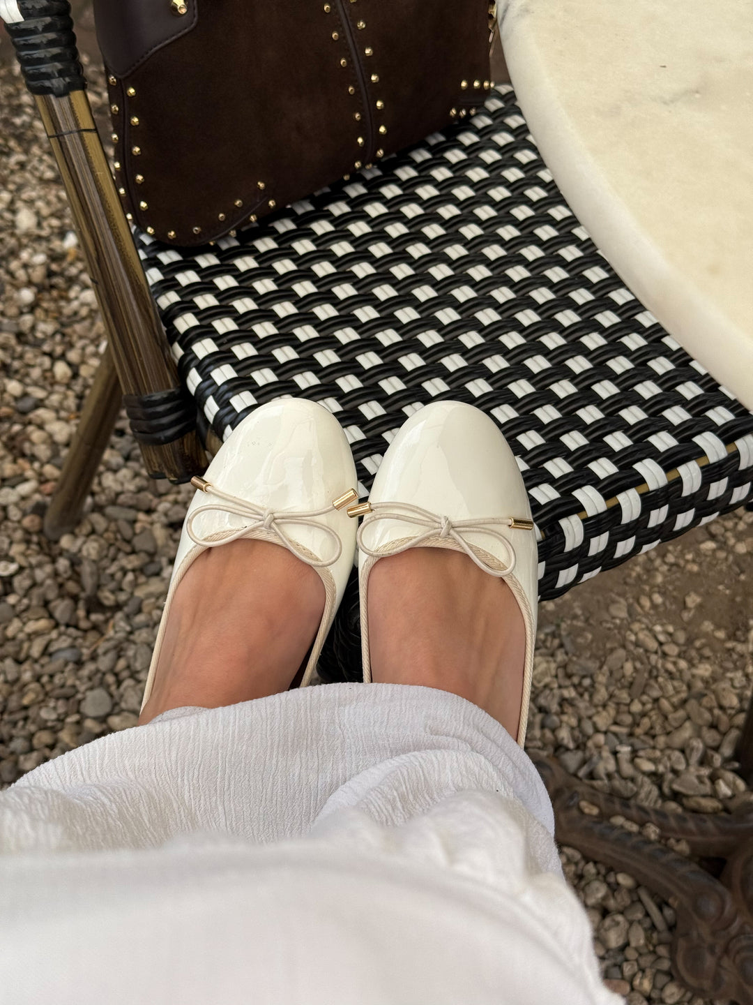 Oline ballerina - Cream white