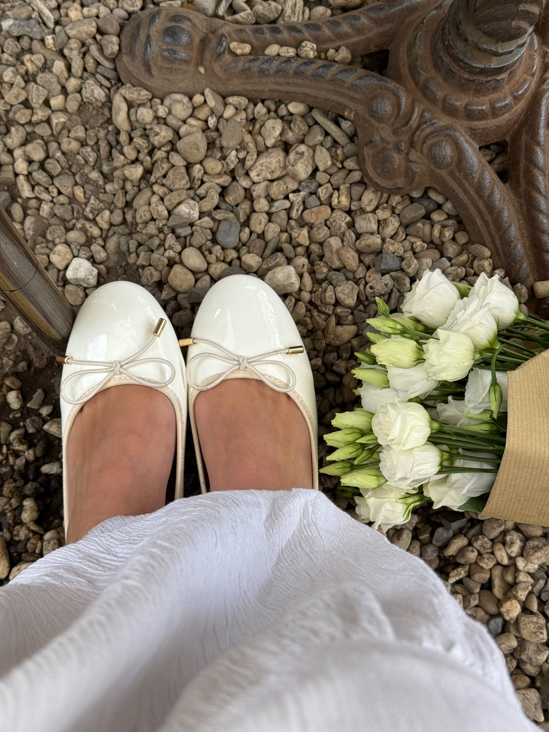 Oline ballerina - Cream white