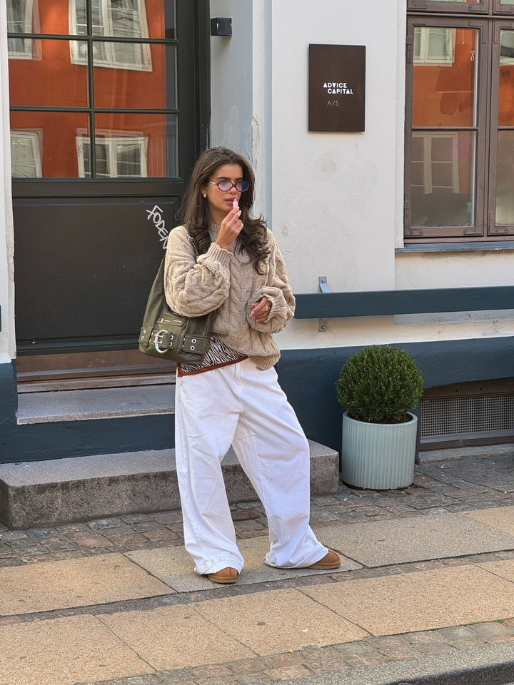 Ayla buckle shoulder bag - Green