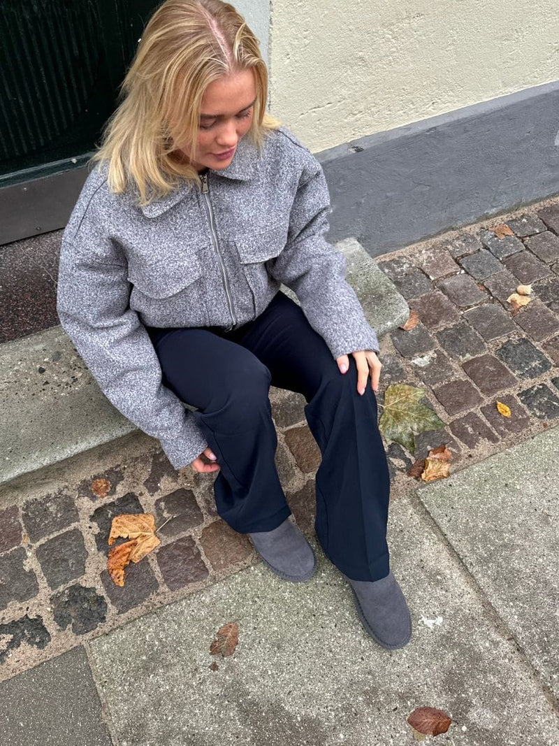 Teddy boots - Grey
