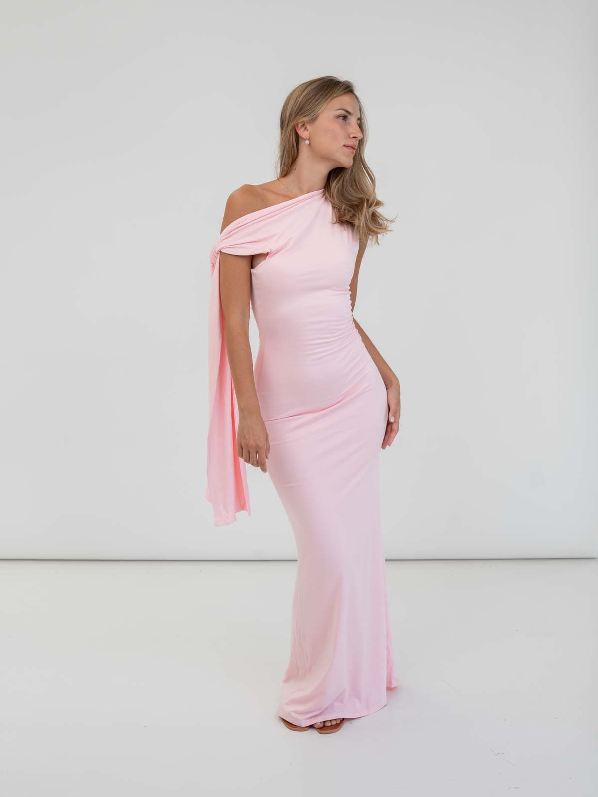 Annah Maxi Dress Light Pink