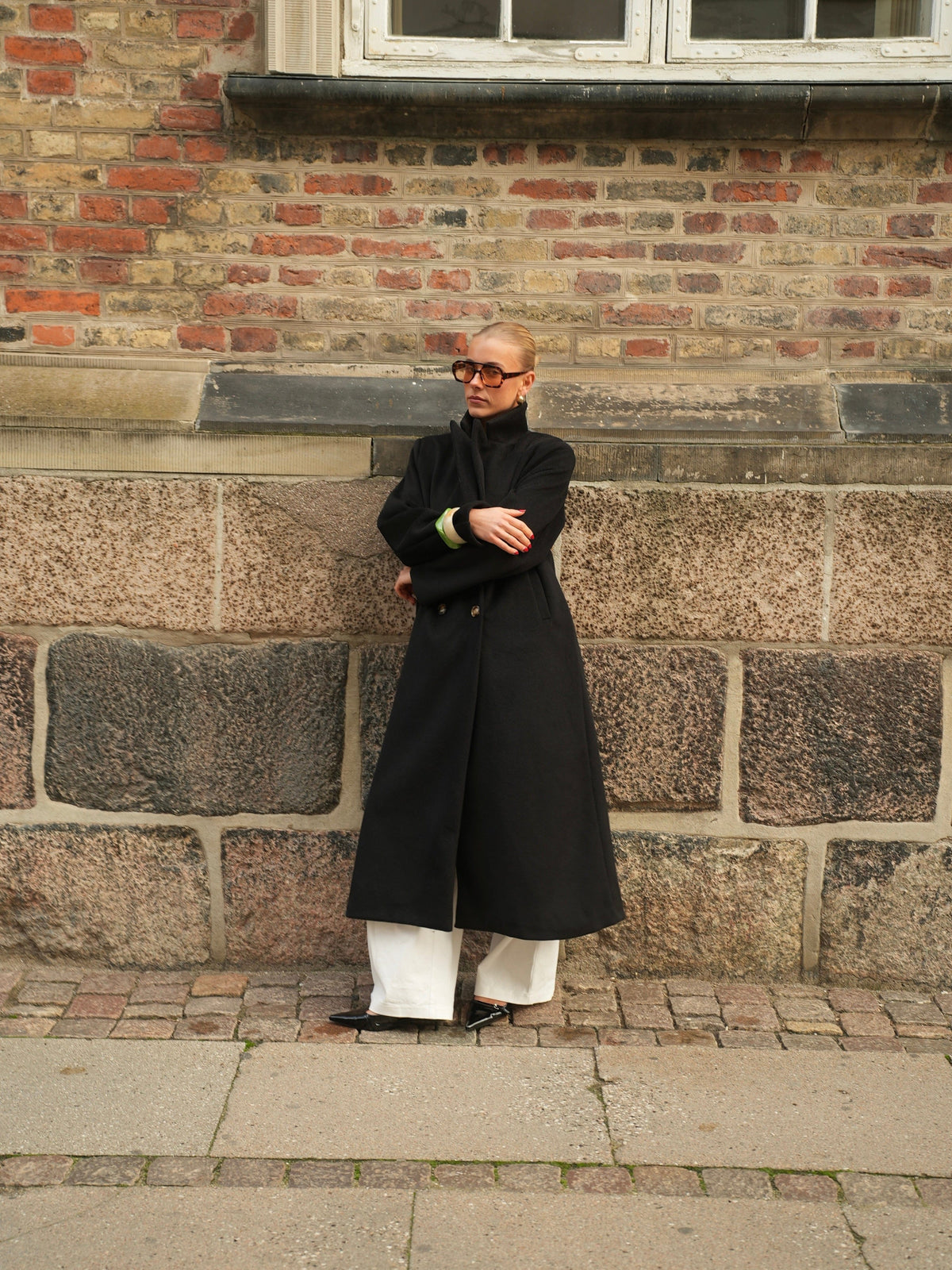 Kelly Long Coat Black