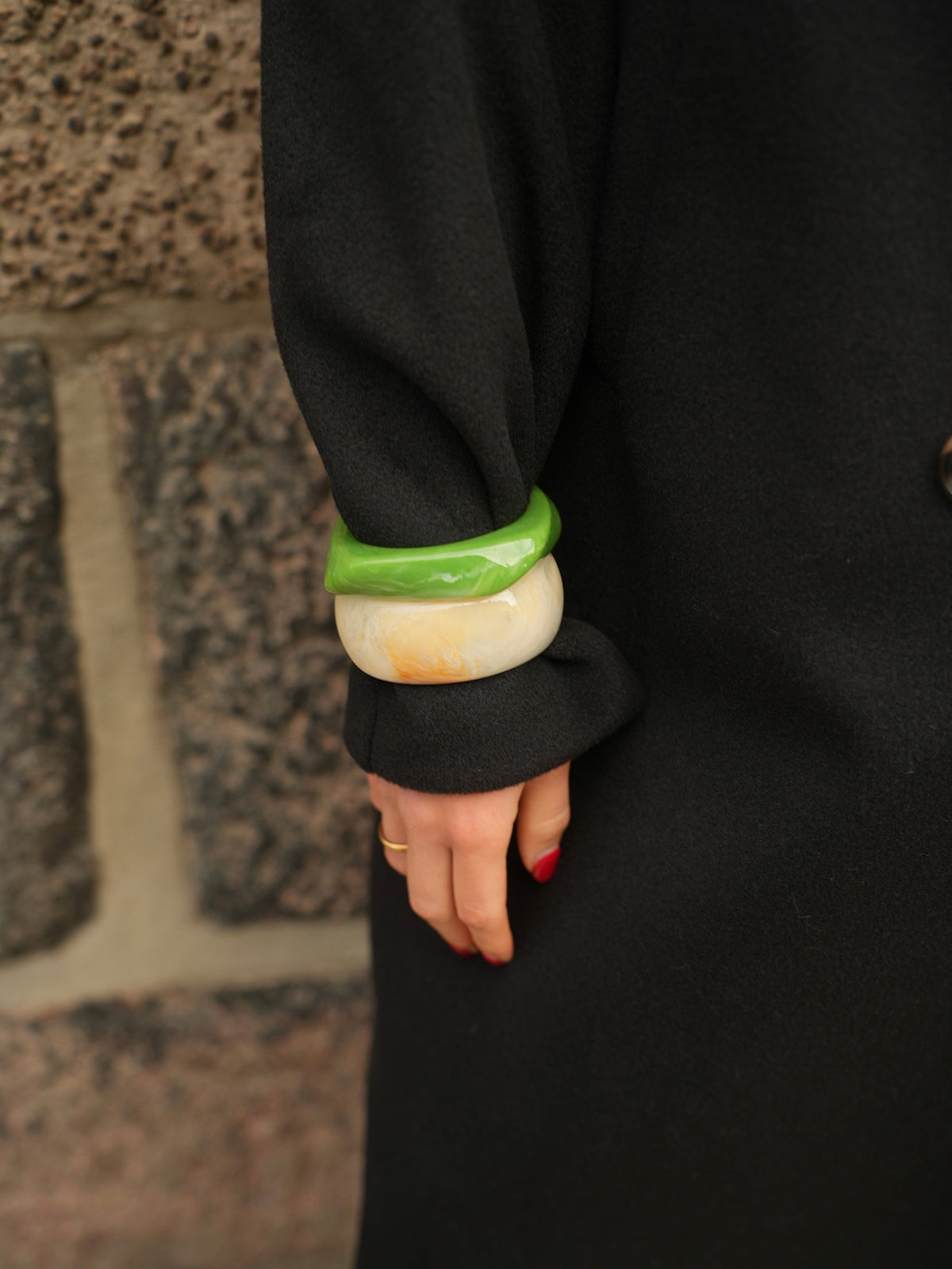 Kelly Long Coat Black