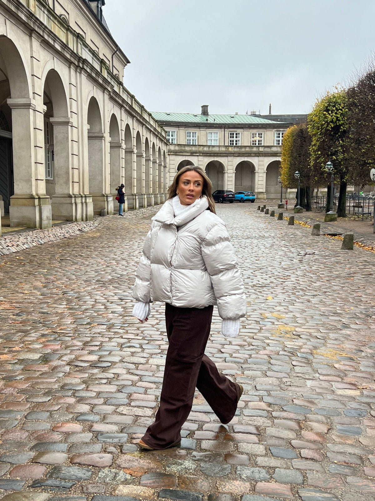 Ellinor Puffer Jacket Ivory