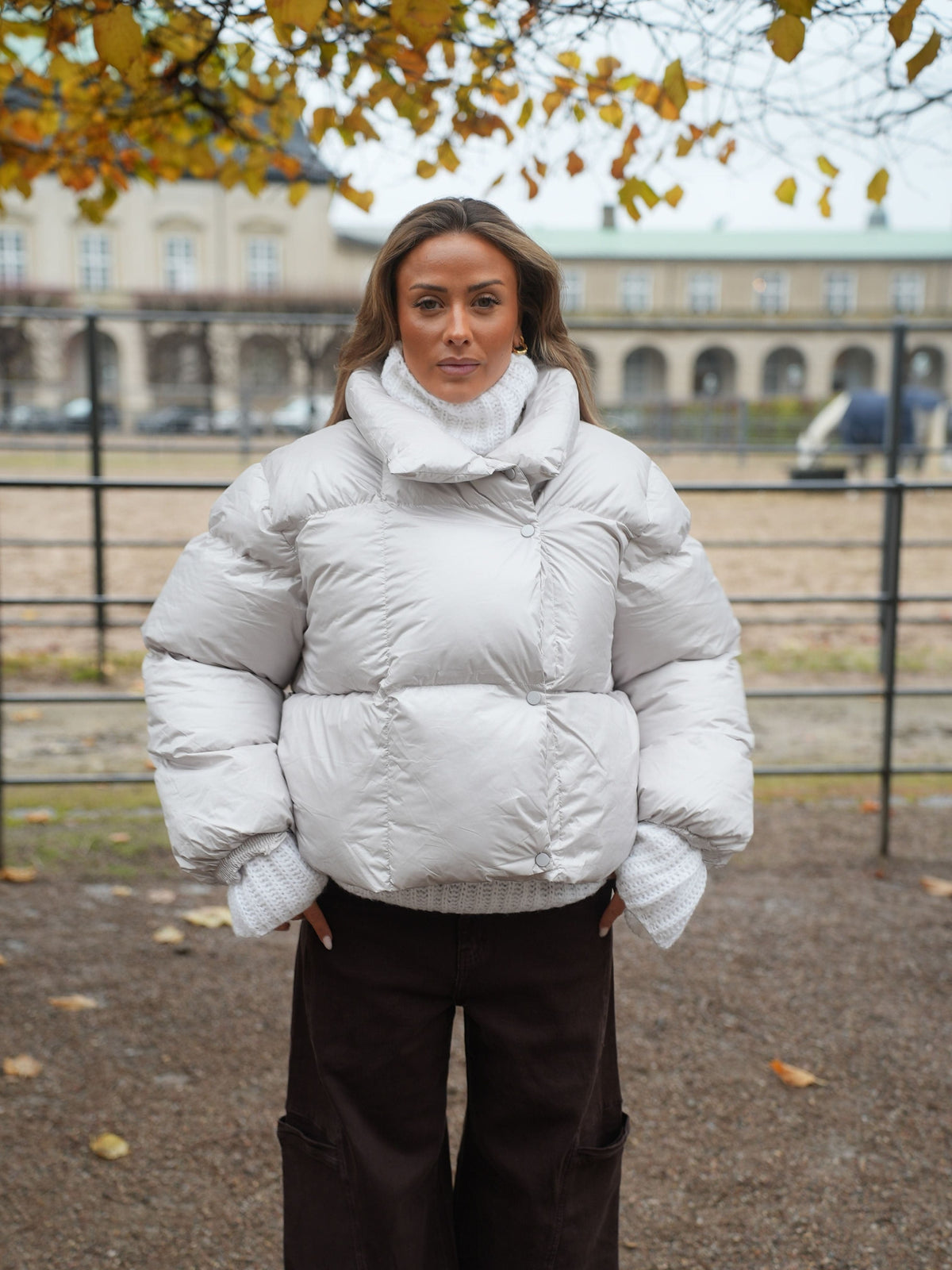 Ellinor Puffer Jacket Ivory