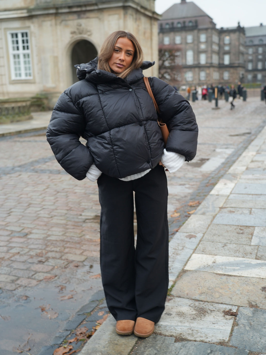 Ellinor Puffer Jacket - Black