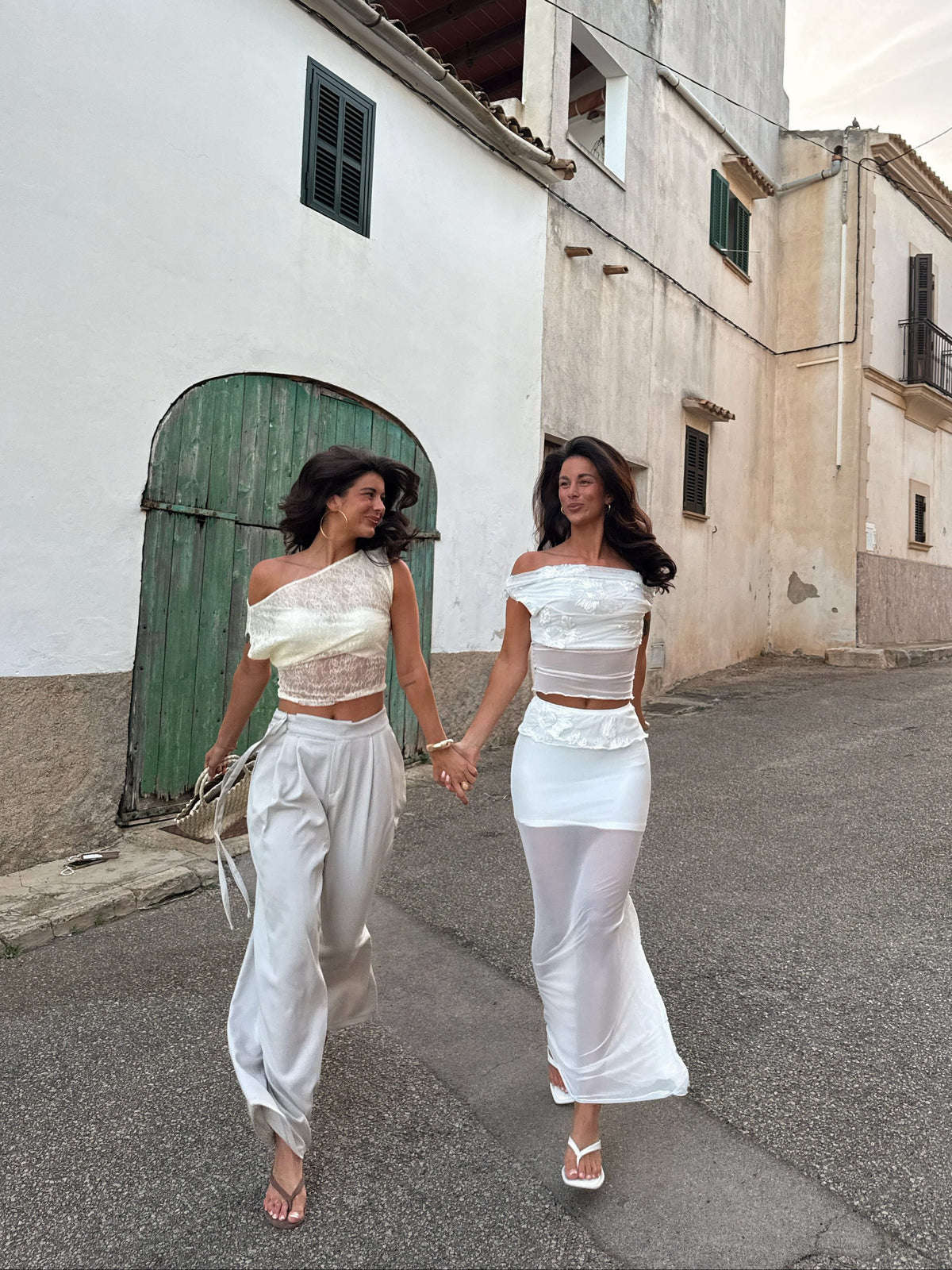 Kivo Mesh Top White