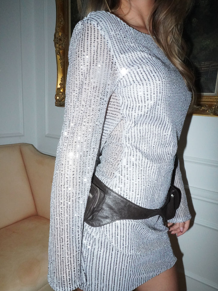 Giulia glitter dress - Grey