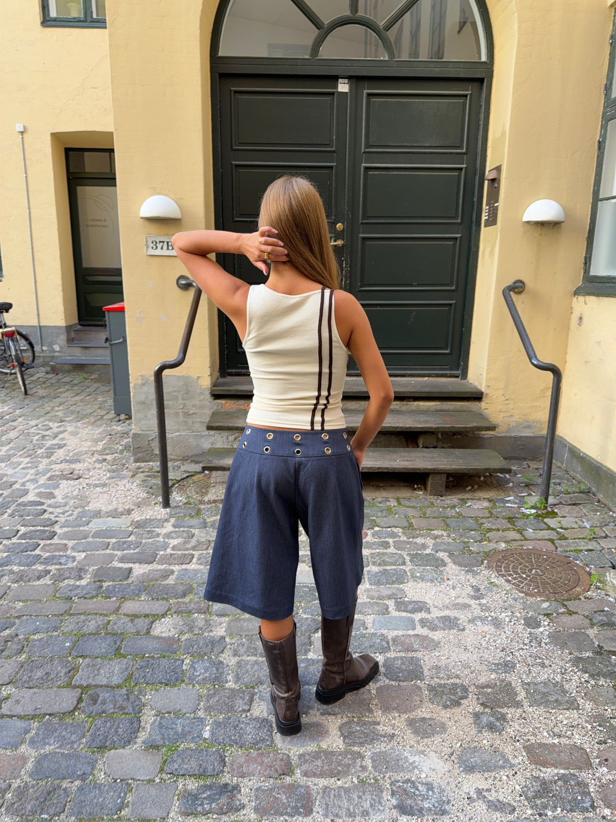 Leora Rib Top Cream