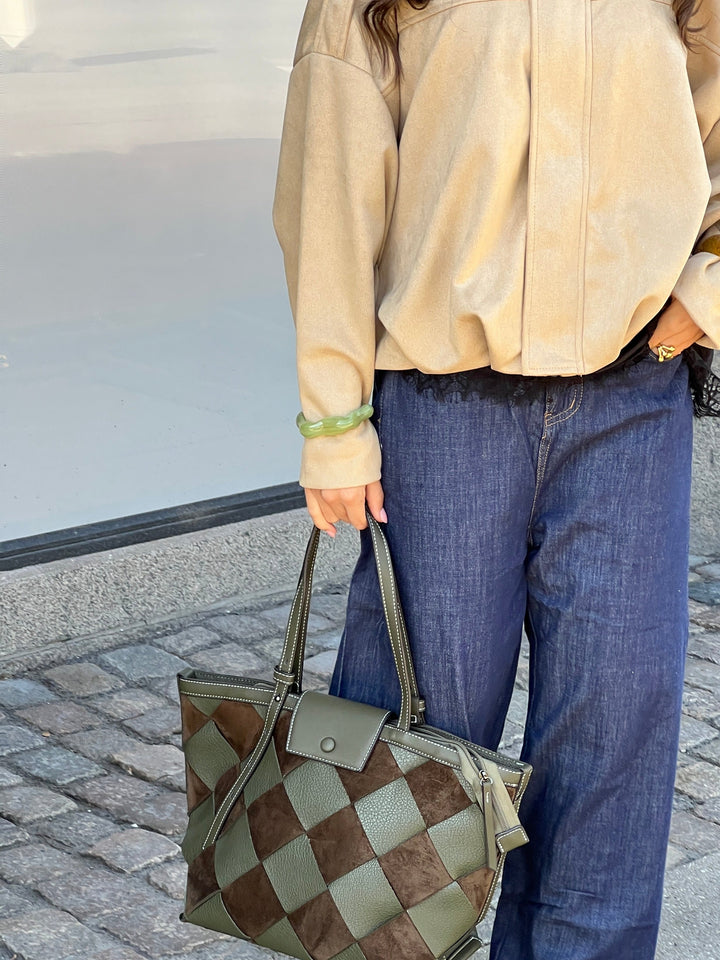 Ina wave bracelet - Lime green