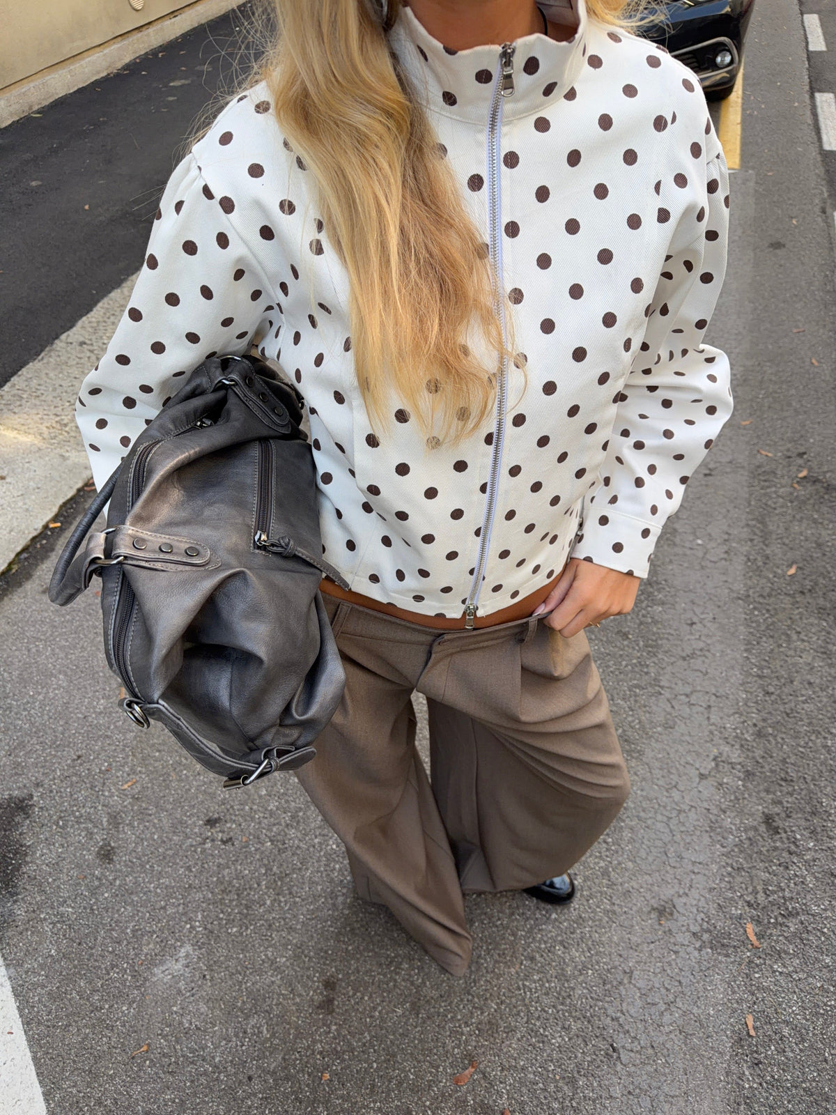 Kiva Shoulder Bag Grey