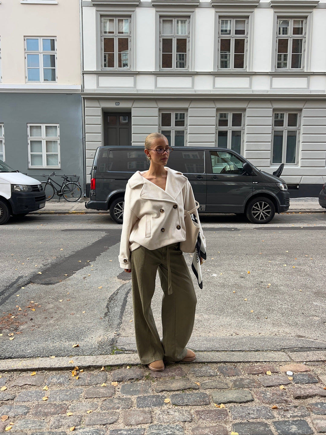 Kelly short coat - White