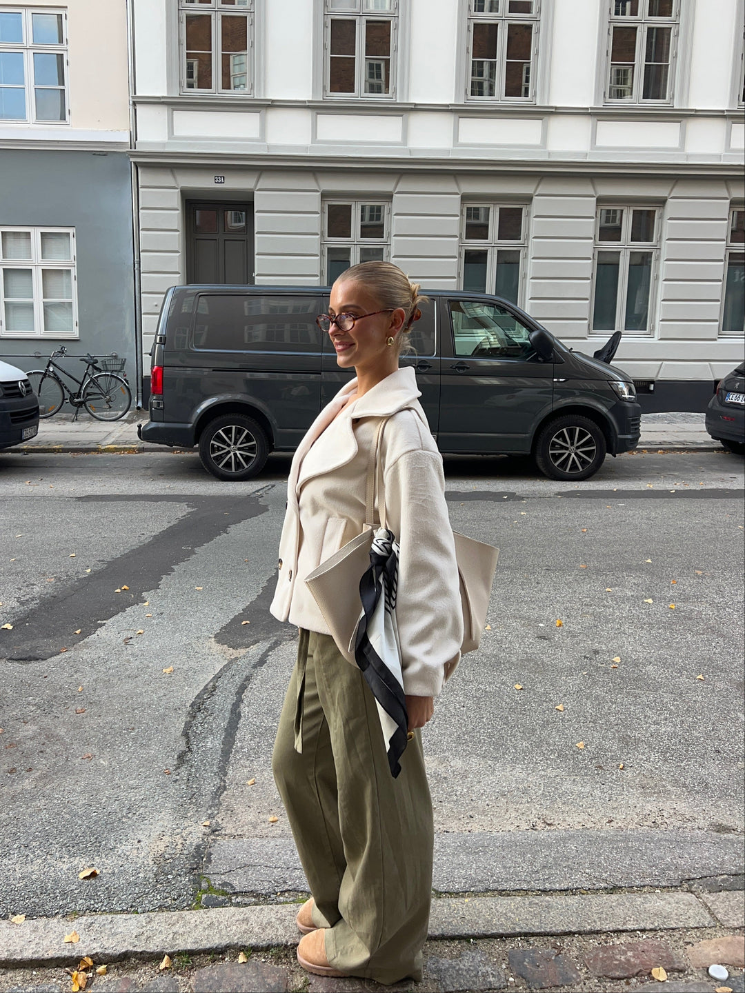 Kelly short coat - White