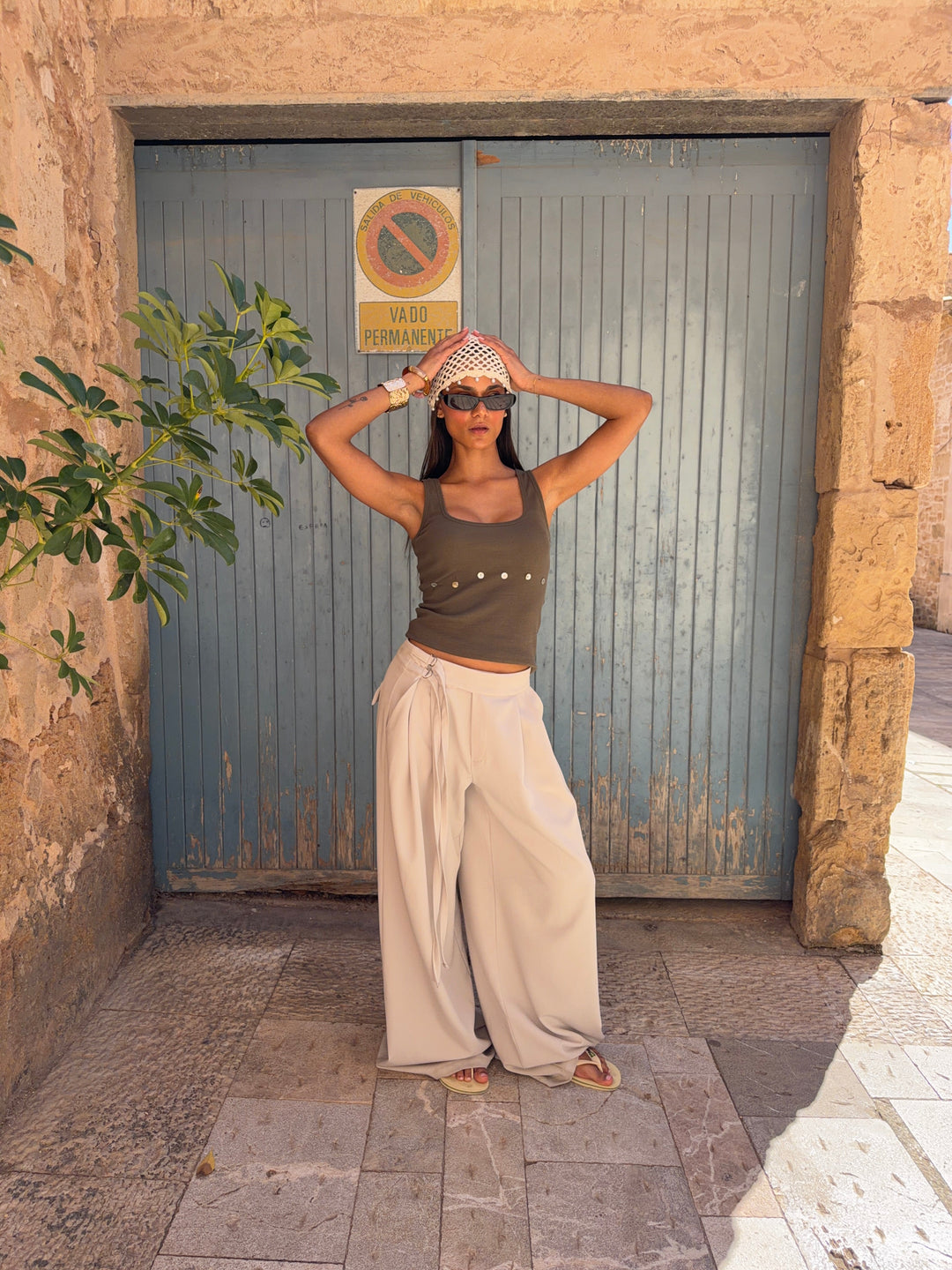 Flora tank top - Army green
