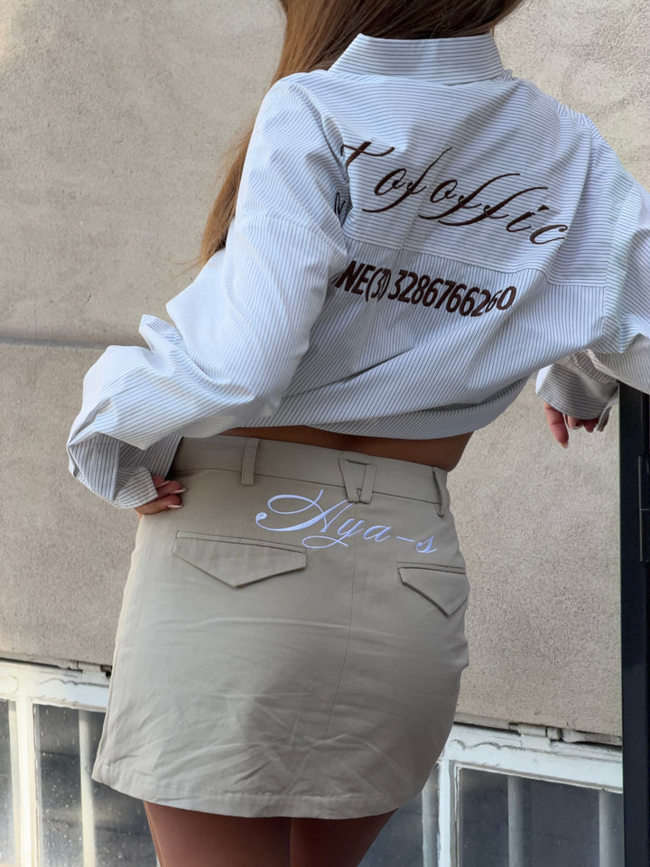 Ruby mini skirt - Beige