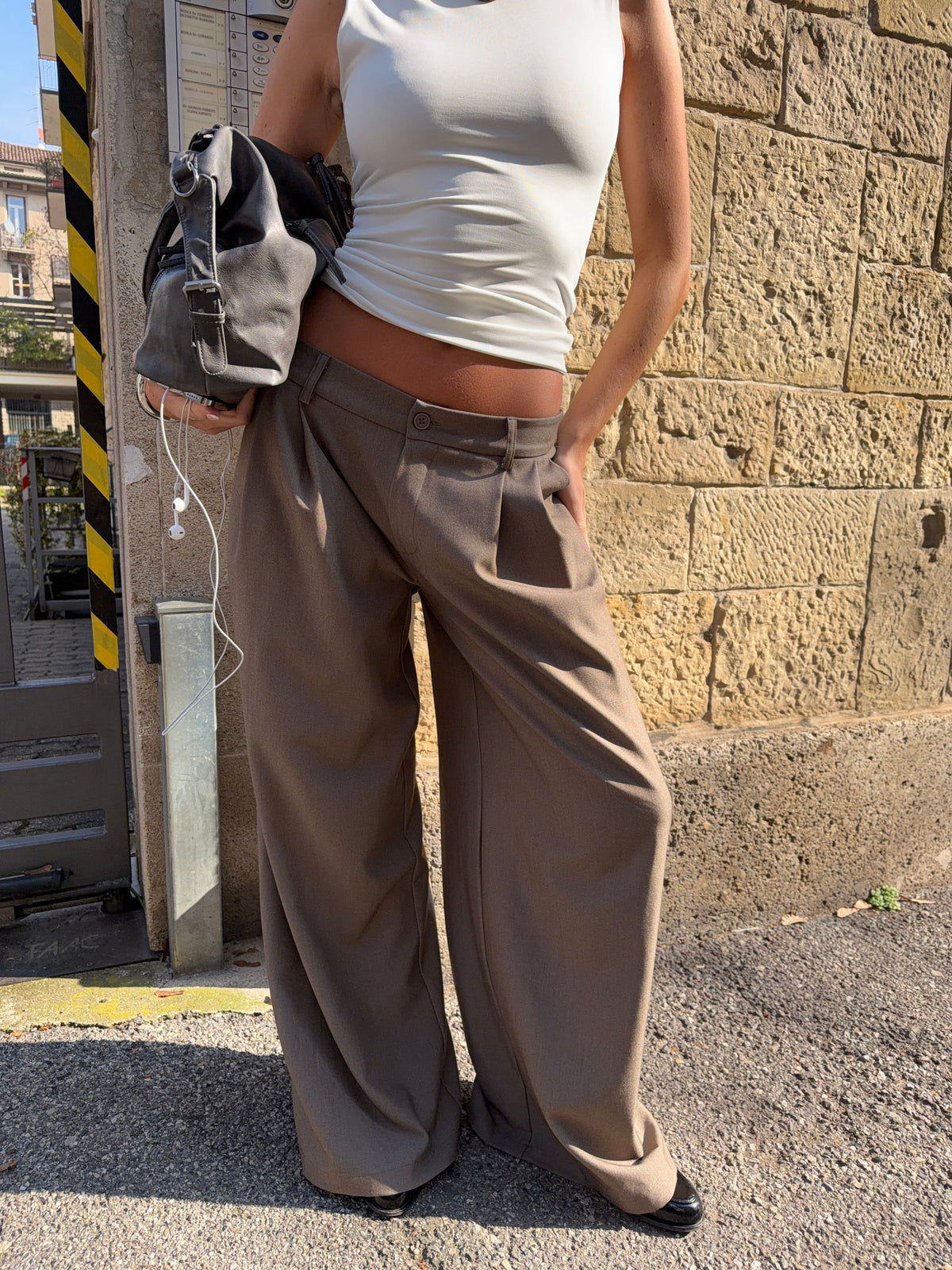 Holly Suit Pants Brown