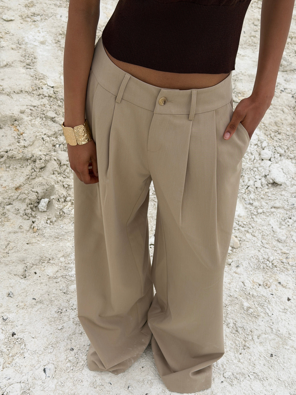 Holly Suit Pants Beige