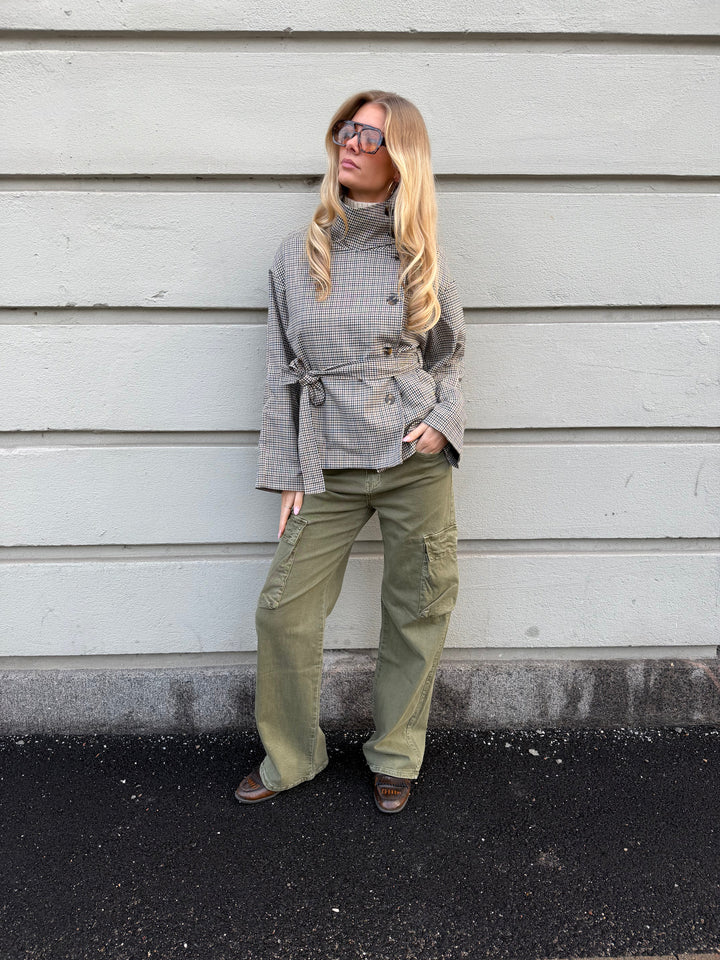 Raya baggy cargo jeans - Dark green