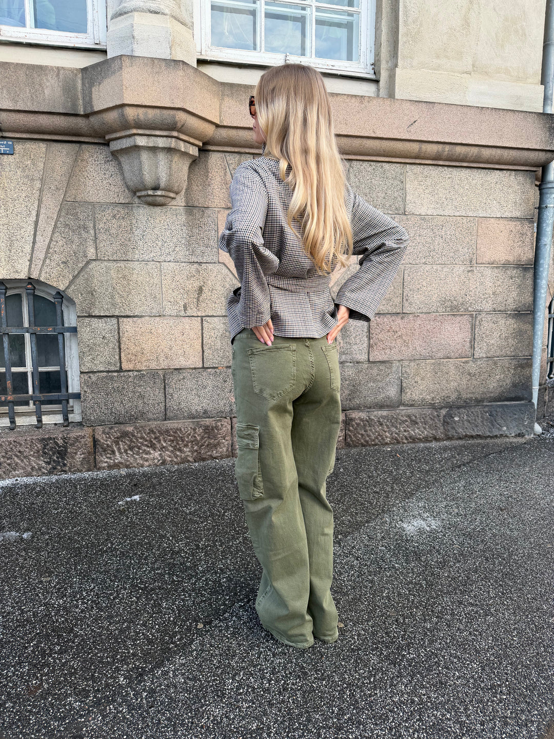 Raya baggy cargo jeans - Dark green