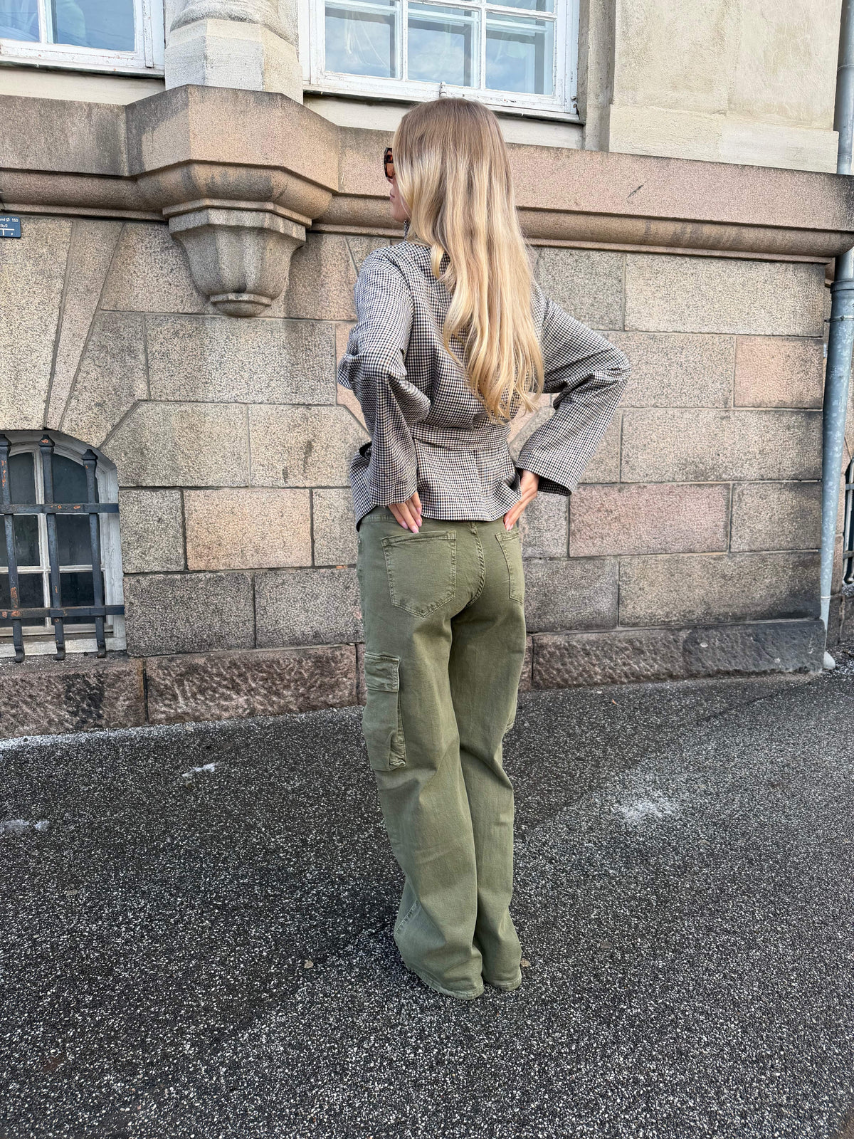 Raya Cargo Jeans Dark Green