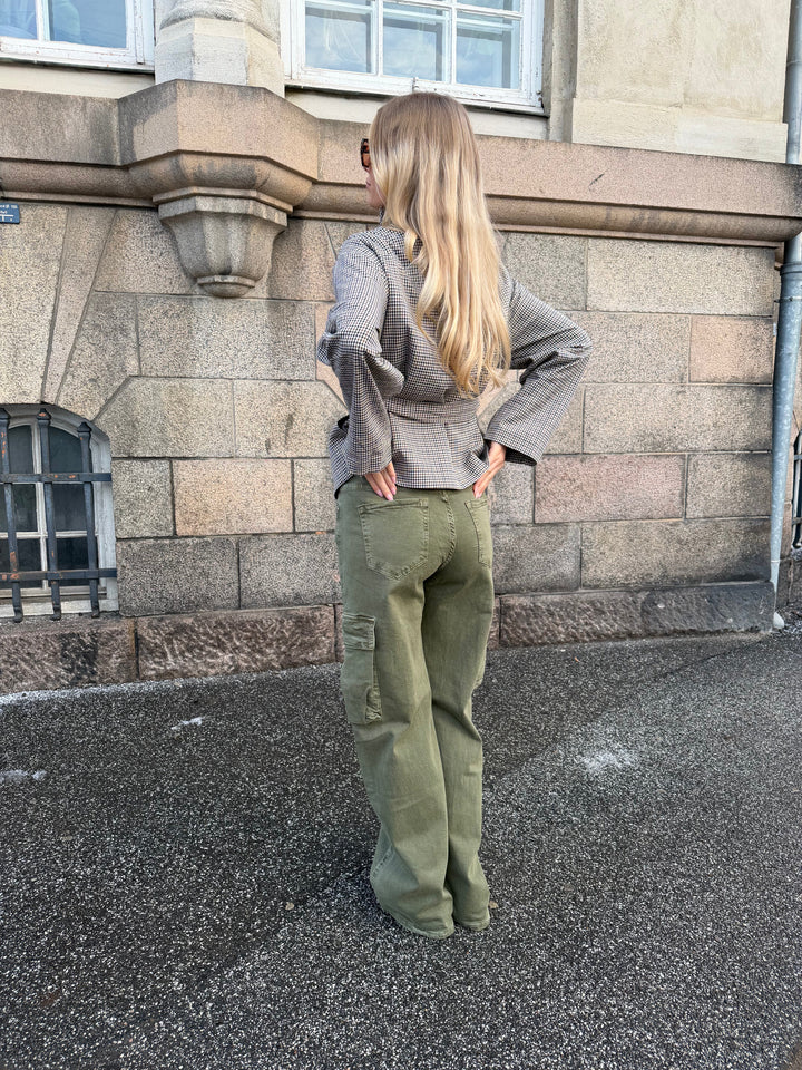 Raya baggy cargo jeans - Dark green
