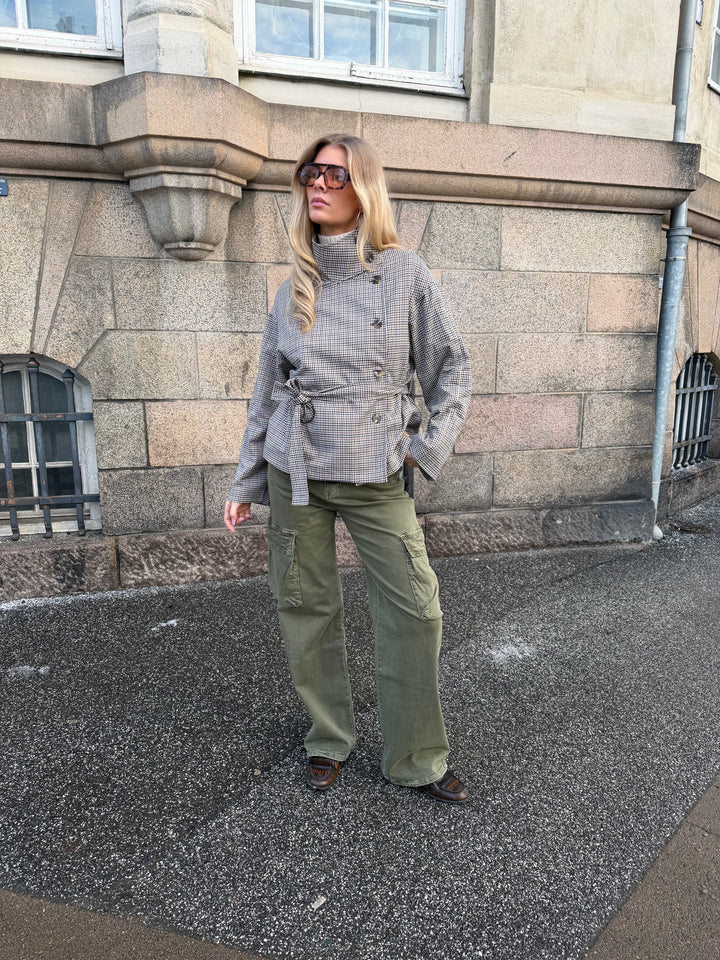 Raya baggy cargo jeans - Dark green