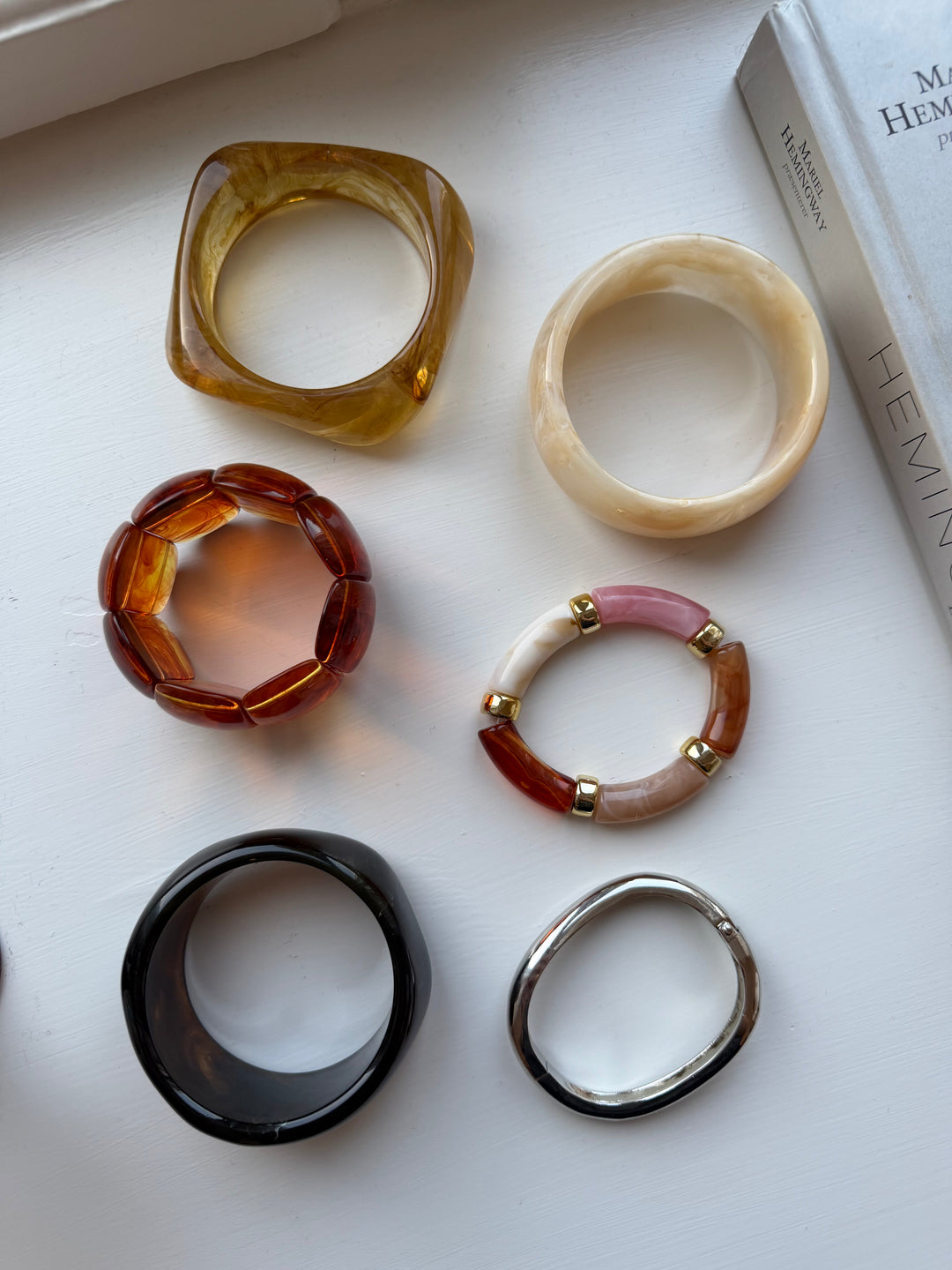 Cleo chunky bracelet - Beige