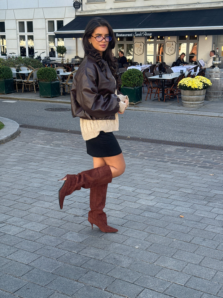 Viva suede boots - Brown