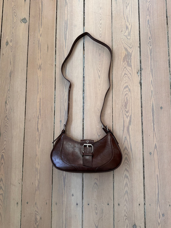 Luna buckle bag – Choco