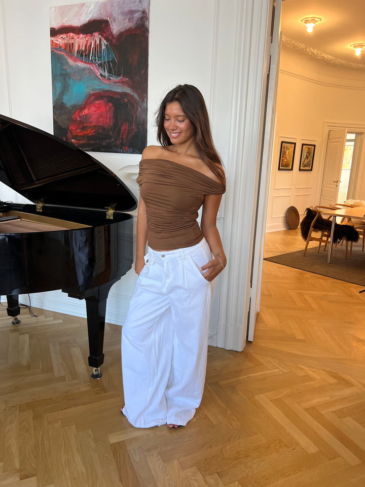 Paola top - Brown
