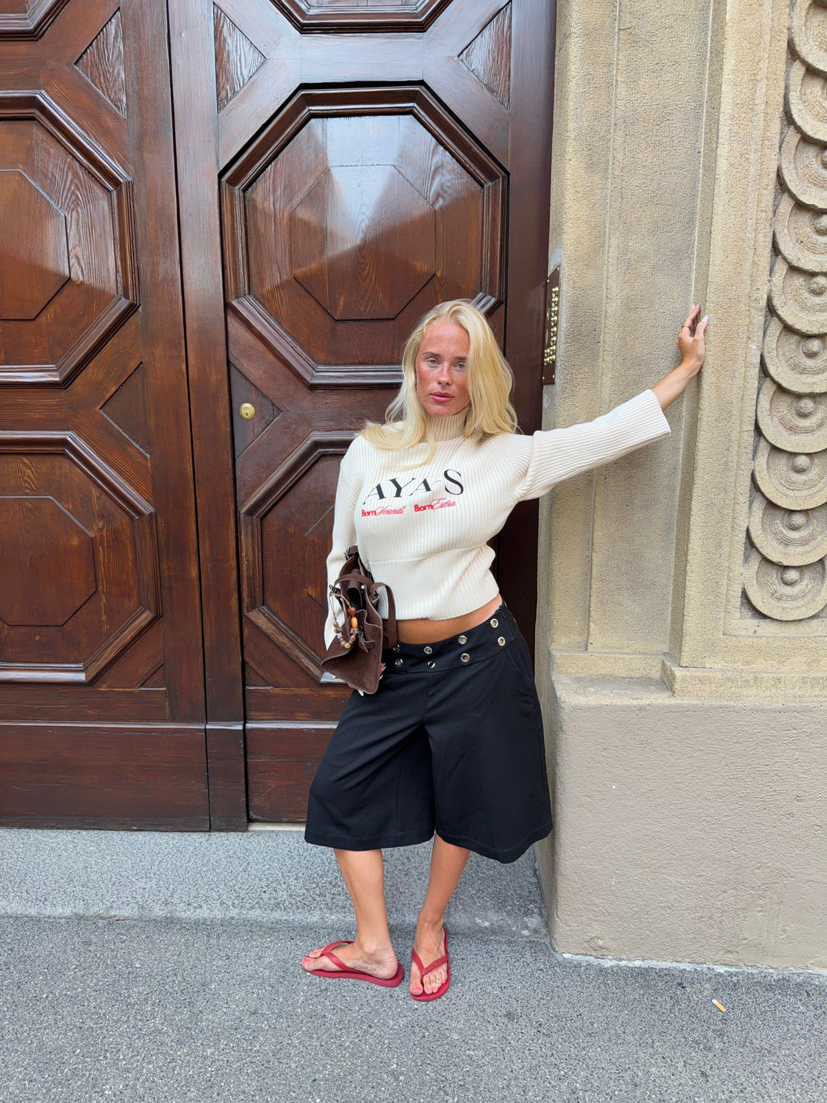 Alva Rib Knit Cream