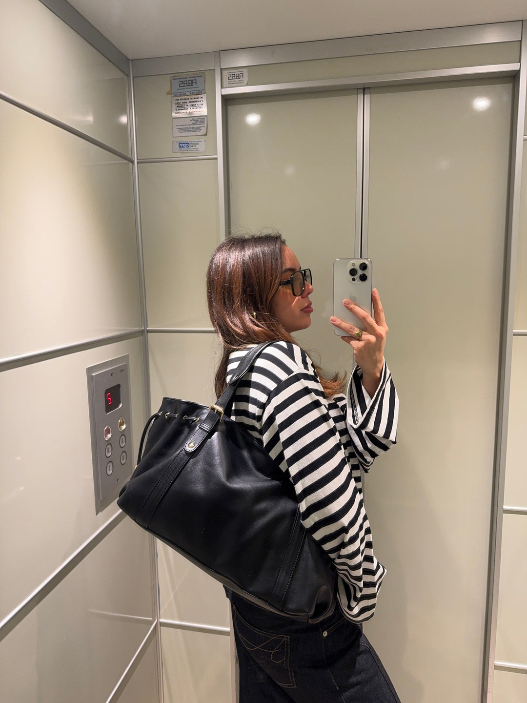 Riva shoulder bag - Black