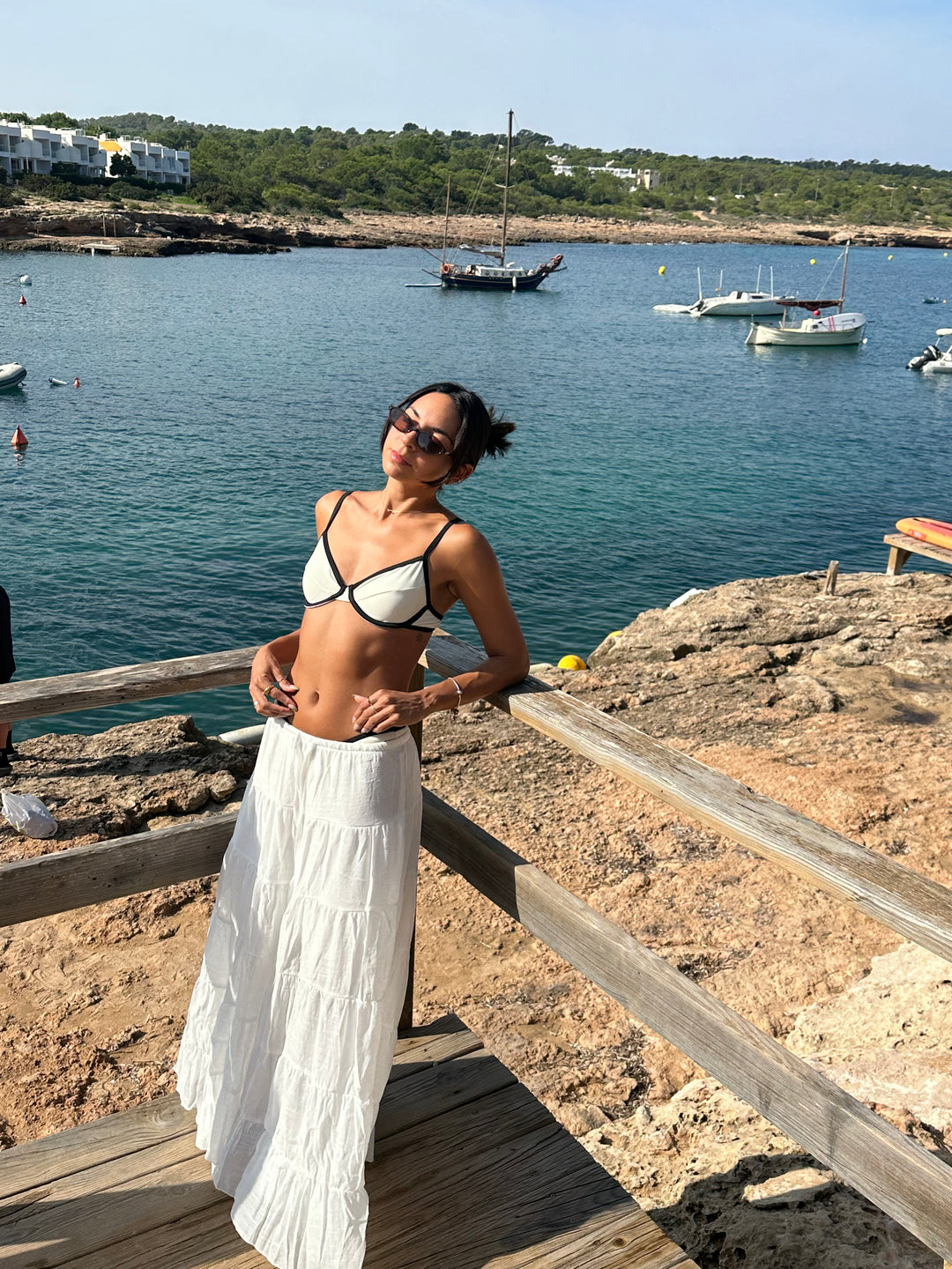 Cora bikini - White/Black