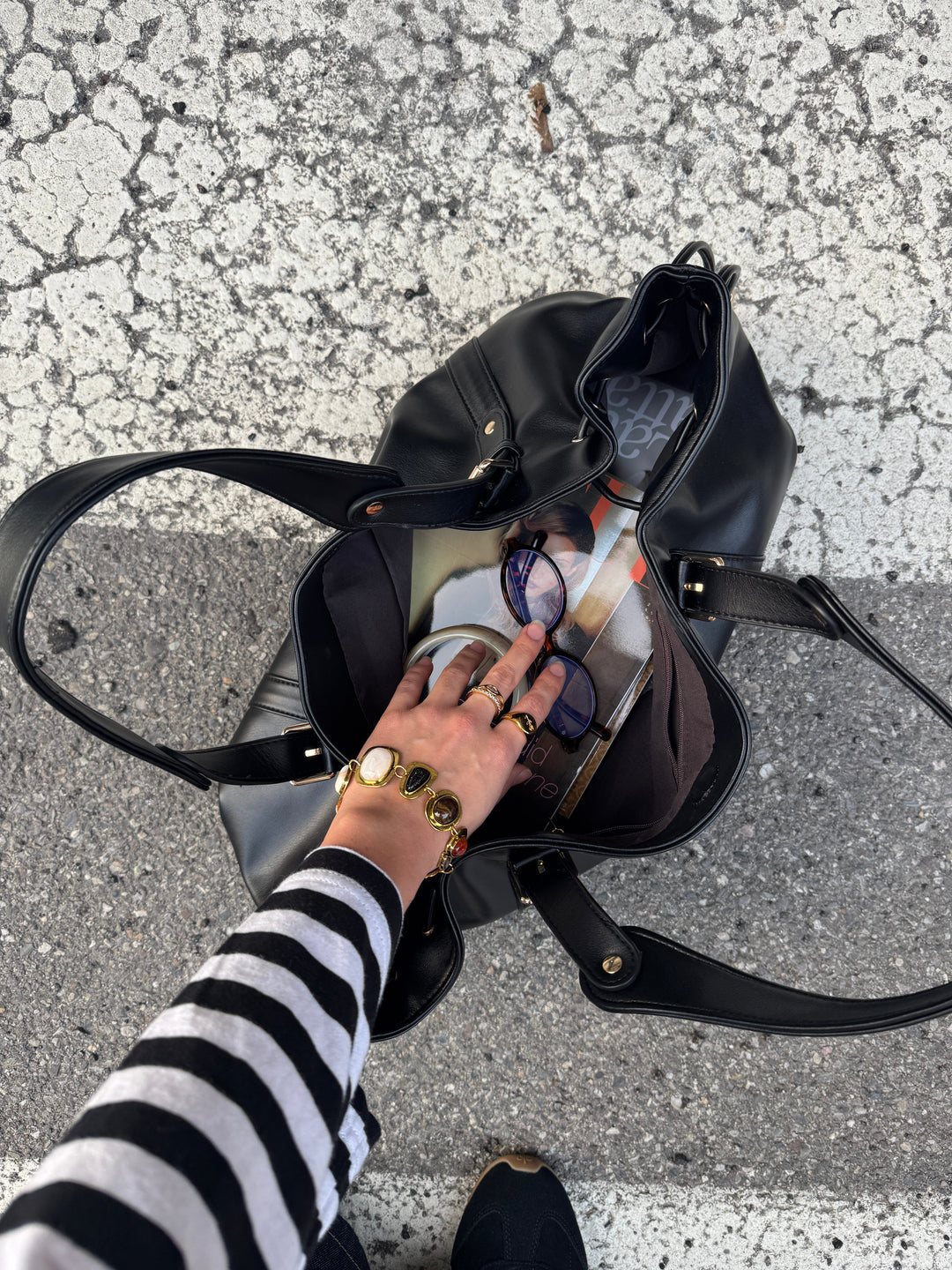 Riva shoulder bag - Black