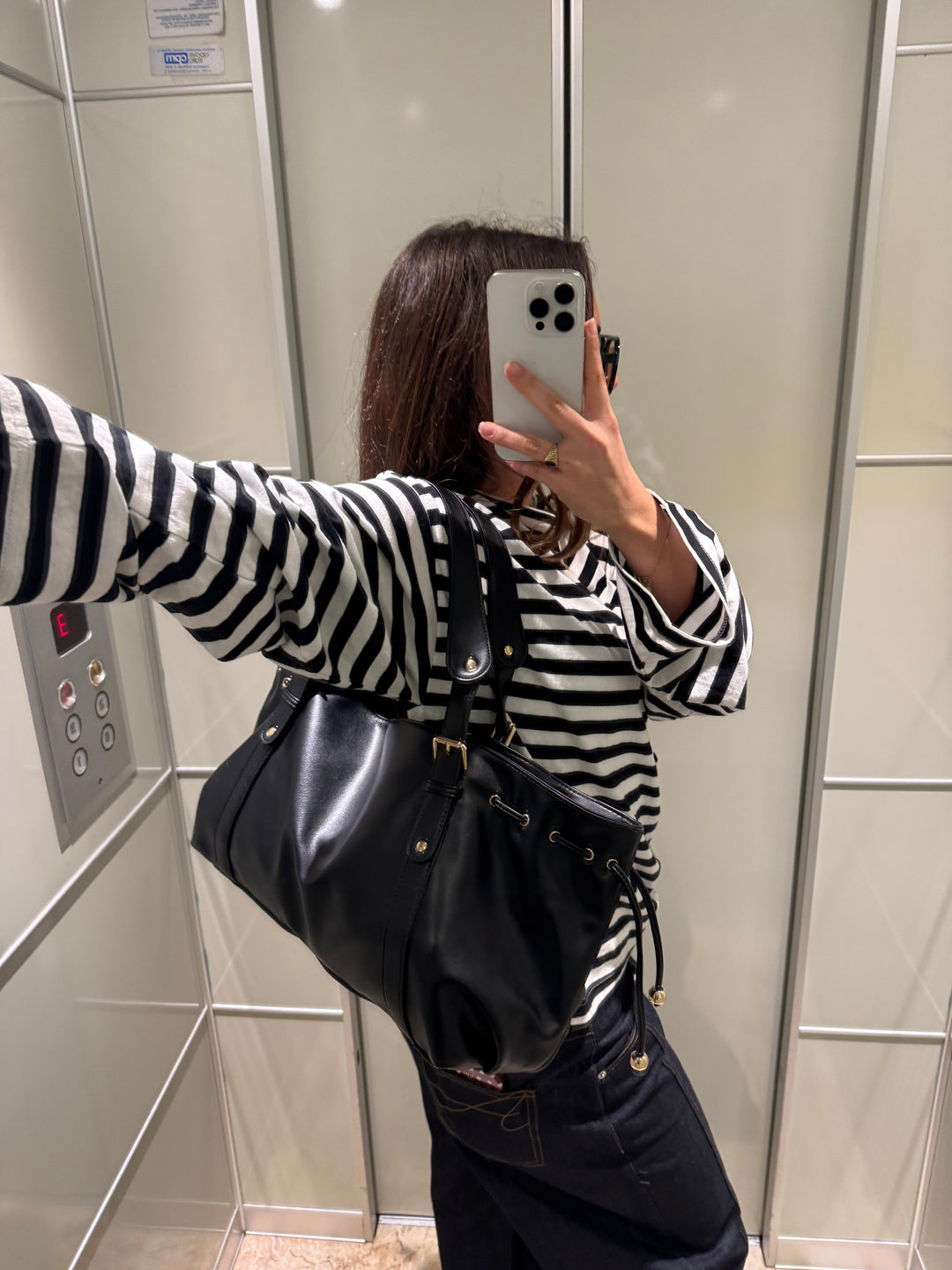 Riva shoulder bag - Black