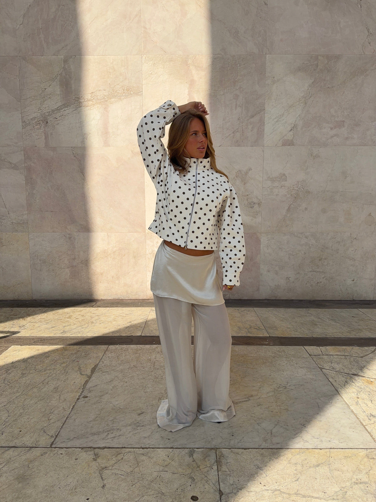 Gaia Mesh Pants Cream