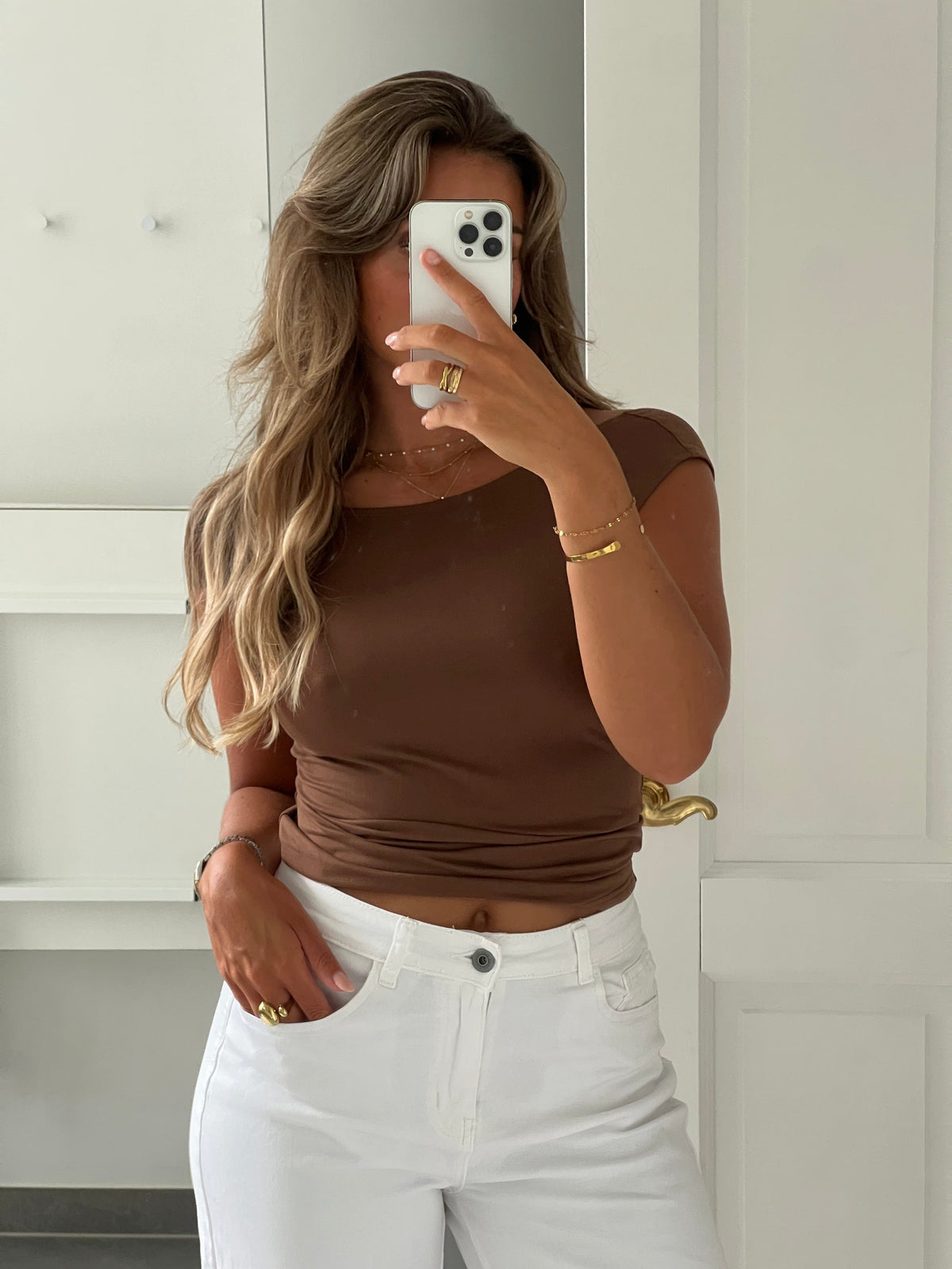 Savannah Top Brown
