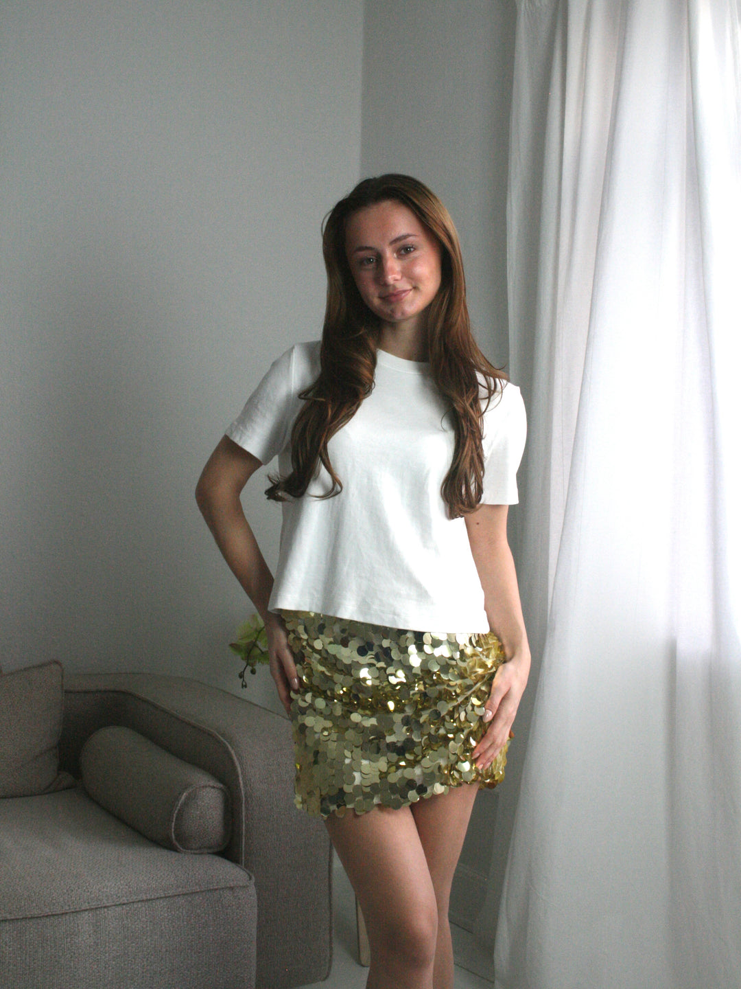 Nuna pallite skirt - Gold