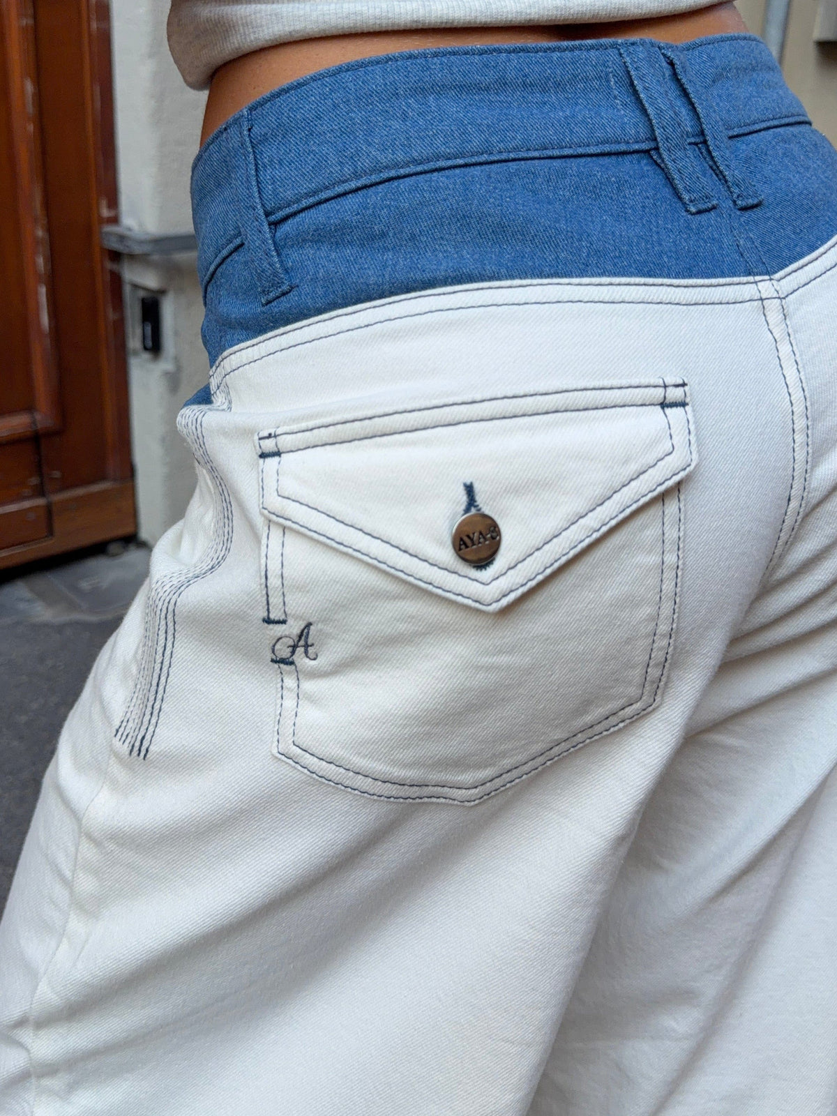 Birk Baggy Jeans White