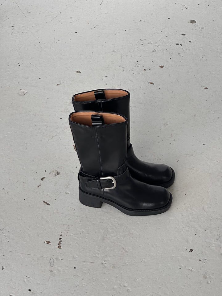 Lua buckle boots - Black