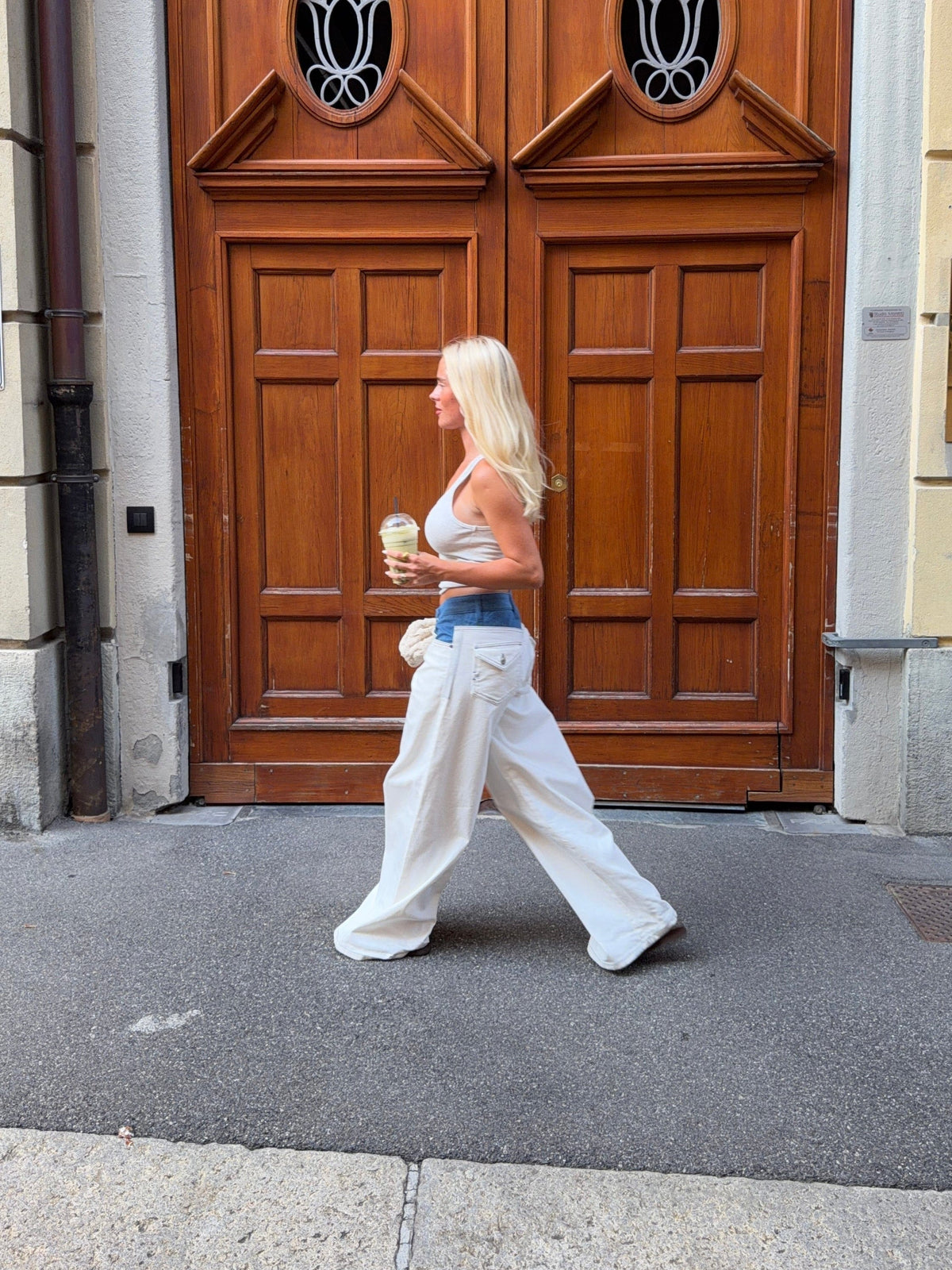 Birk Baggy Jeans White
