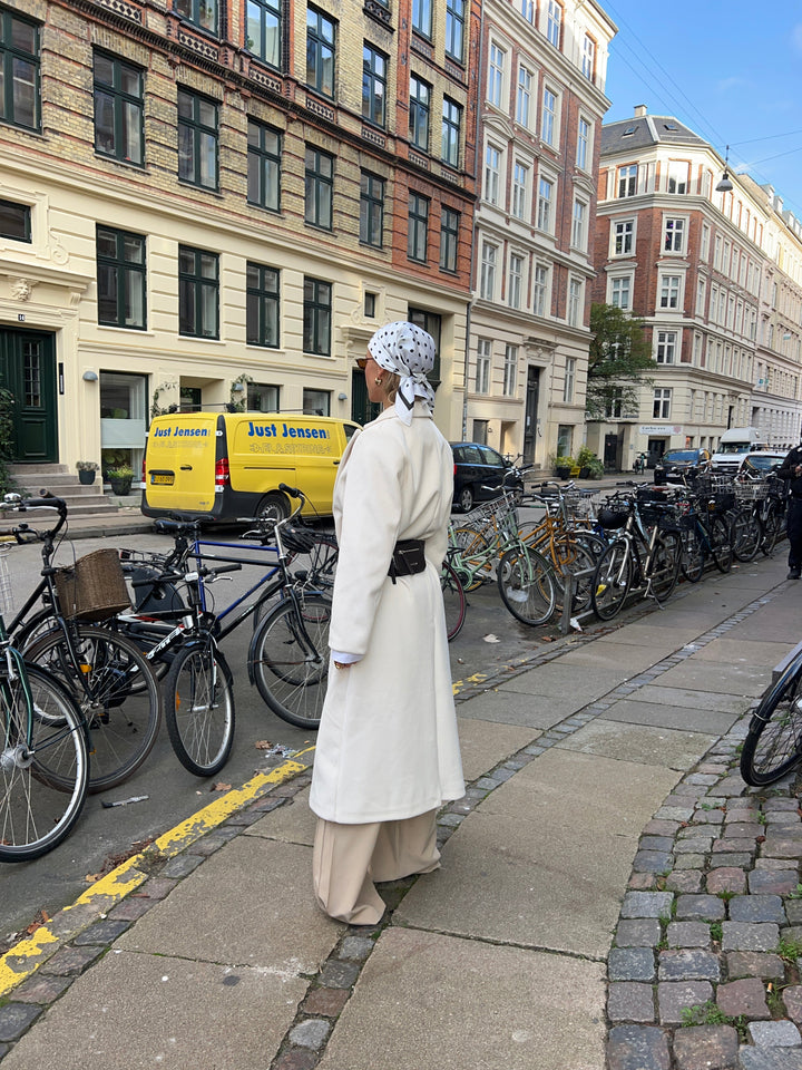 Kelly long coat - White