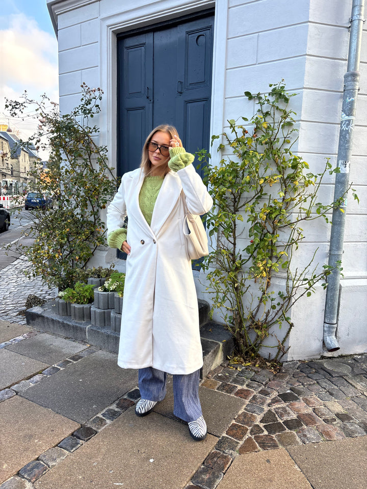 Kelly long coat - White