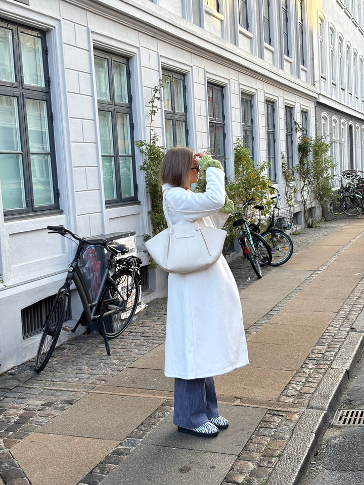 Kelly long coat - White