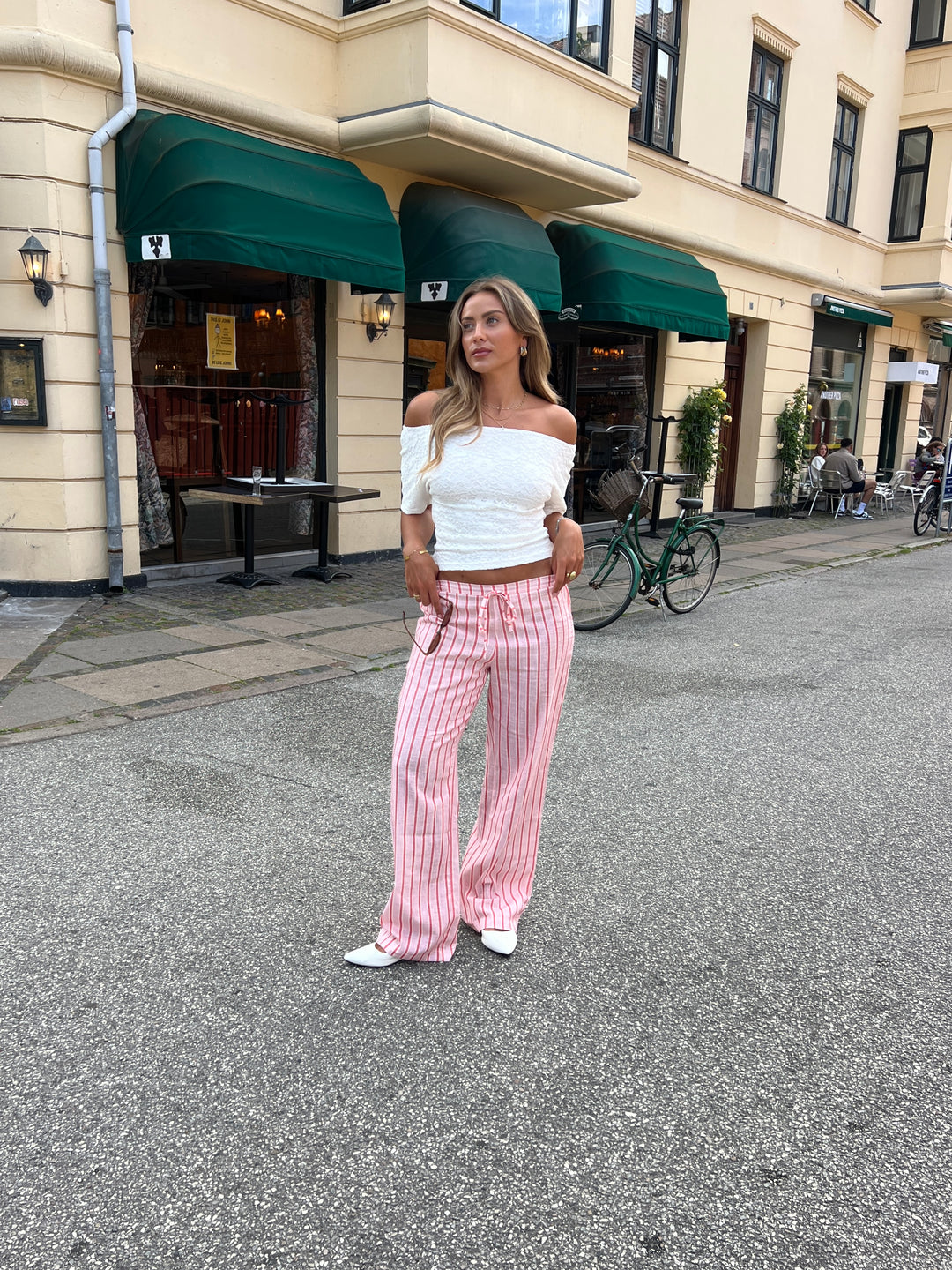 Olivia ballerina - White
