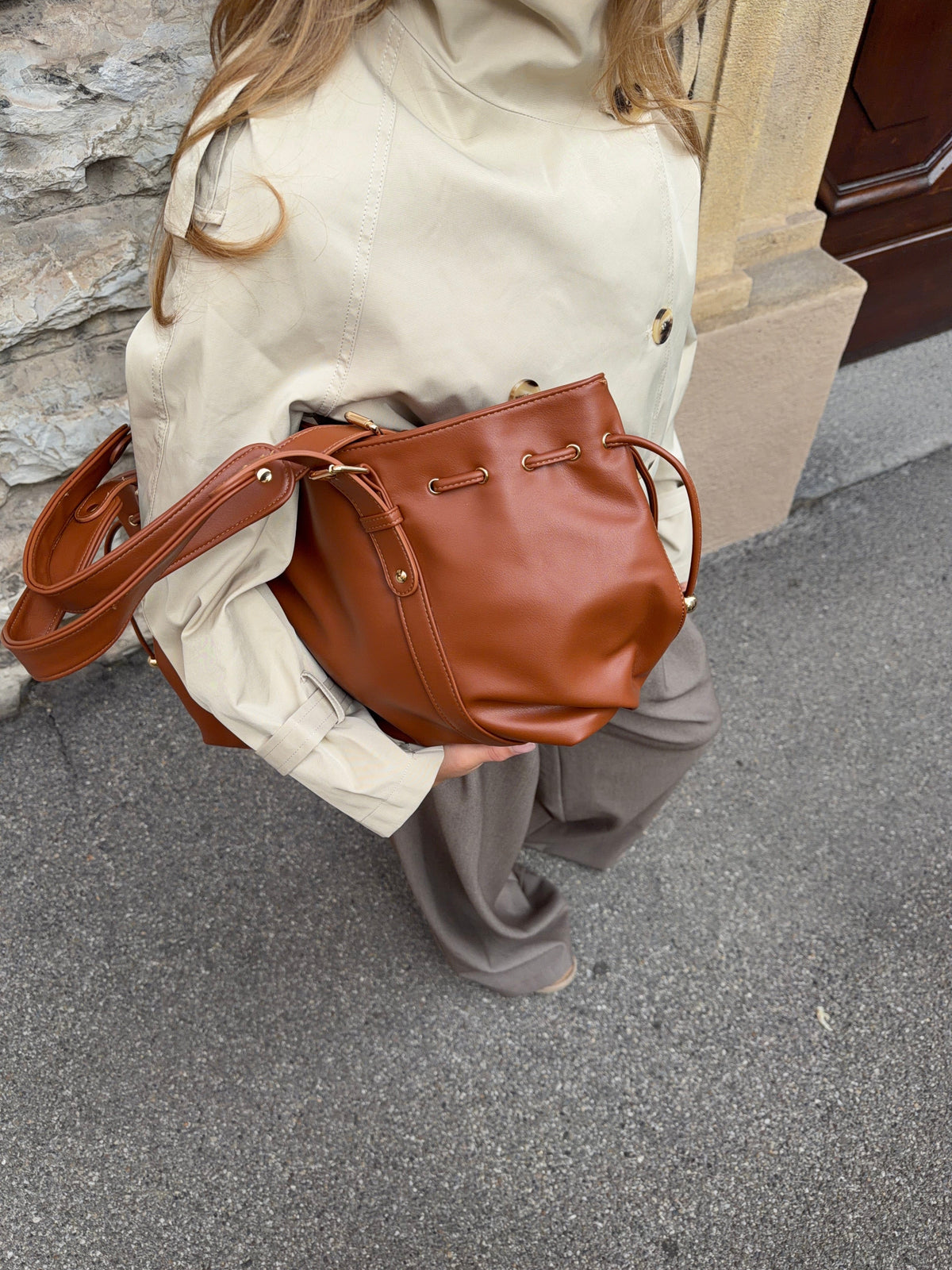 Riva Shoulder Bag Brown